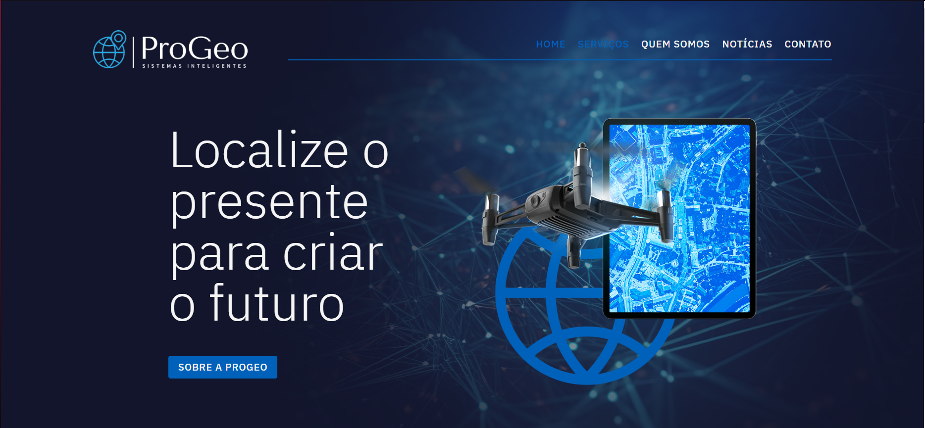 Print do projeto Progeo Solutions