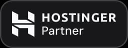 Selo de parceria Hostinger
